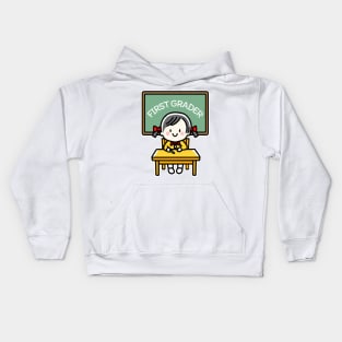 FIRST GRADER Kids Hoodie